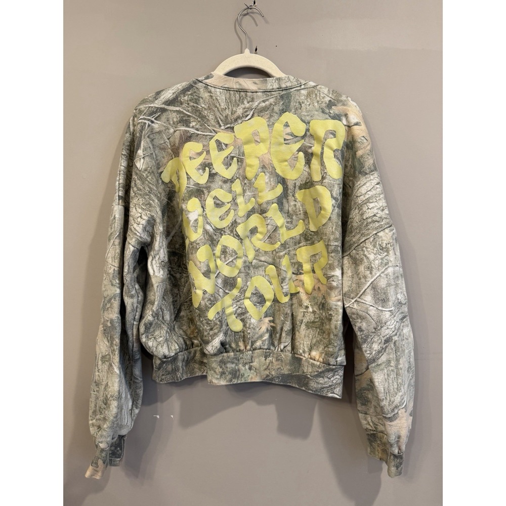 Kacey Musgraves Sweatshirt Womens XL Camouflage Pullover Boxy Preowned